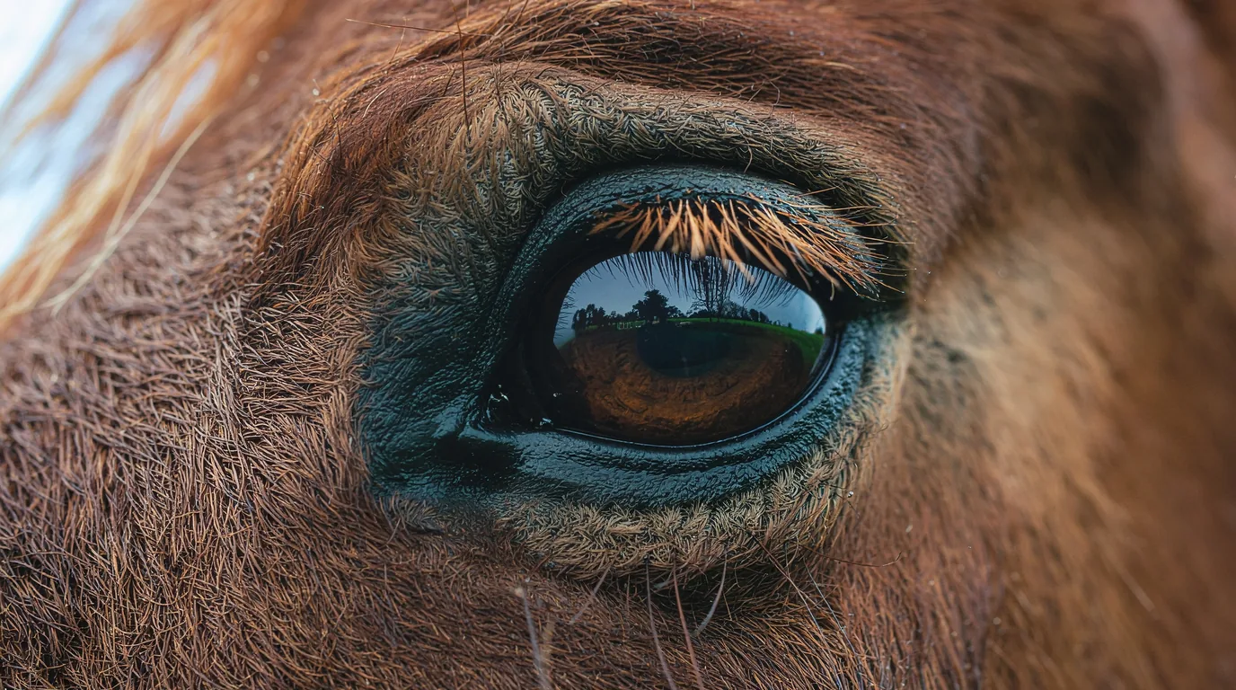 Un regard de cheval au ecurie du monteil, Saint-Junien